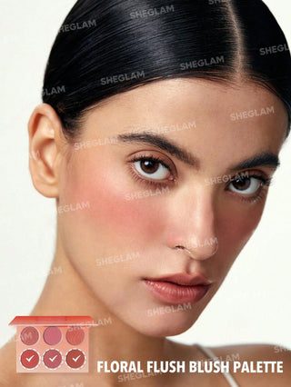 Sheglam Floral Flush Blush Palette -Orange