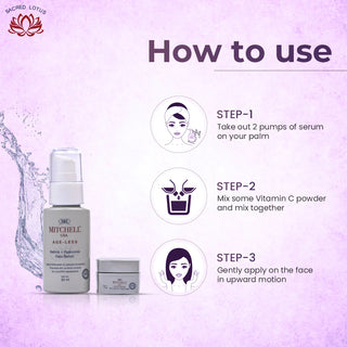 Mitchell Ageless Vitamin A1 & HA + Vitamin C Regimen (Serum + Powder)