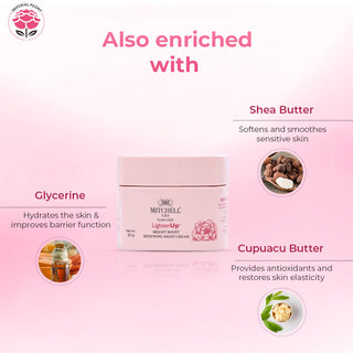 Mitchell FLAW-LESS LightenUp Bright Boost Renewing Night Cream