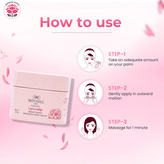 Mitchell FLAW-LESS LightenUp Bright Boost Renewing Night Cream