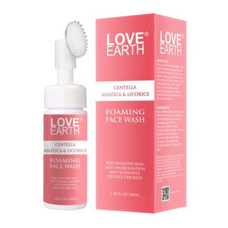 Love Earth Centella Asiatica & Licorice Foaming Face Wash - 100ml