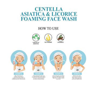 Love Earth Centella Asiatica & Licorice Foaming Face Wash - 100ml