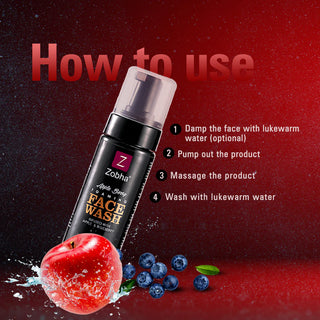 Zobha Foaming Facewash Apple Berry 150ml