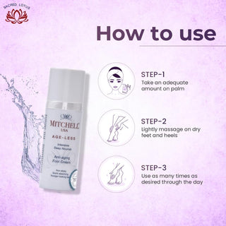 Mitchell USA Anti-aging Foot Cream with Intensive Deep Nourish