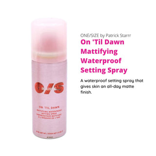 One Size On Til Dawn Mattifying Waterproof Setting Spray