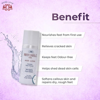 Mitchell USA Anti-aging Foot Cream with Intensive Deep Nourish