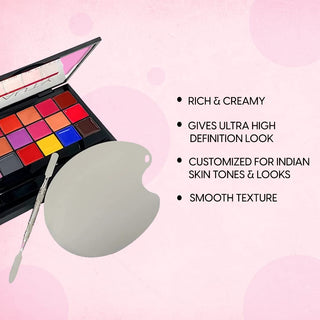 Keauty Beauty 18 Color Lip Palette-Lips that will Shine-Glossy lips-18 colours