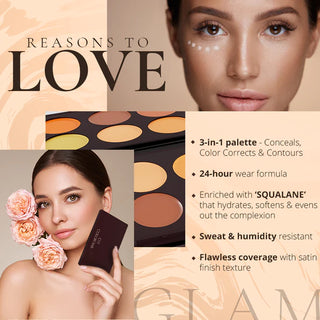Colorbar 24Hrs Wear Concealer Palette