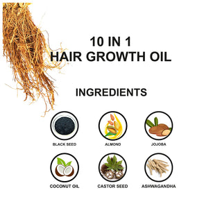 Love Earth 10 IN 1 Hair Growth Oil 100ML