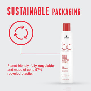 Schwarzkopf Professional Bonacure Repair Rescue Shampoo with Arginine,