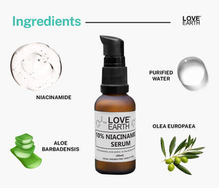 Love Earth 10% Niacinamide Serum 30ml