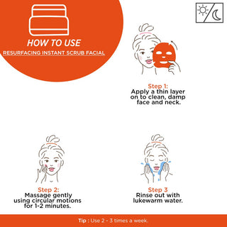 Colorbar Resurfacing Instant Scrub Facial, 50 g