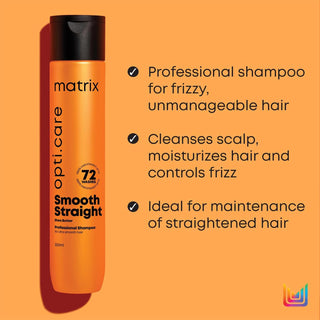 MATRIX Mega Smooth Shampoo for Frizzy, Dry Unmanageable Hair 350ML