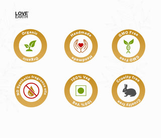 Love Earth 24K Gold Glass Face Oil With Pure Essential Oils