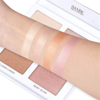 IMagic Professional Cosmetic 4 Color Highlighter Makeup Palette