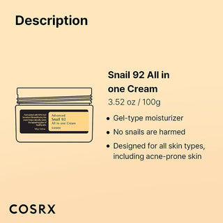 Cosrx Advanced Snail 92 Cream