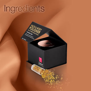 Zobha® Face & Body Polisher 24CT Gold Facial Gel 50ml