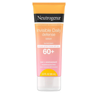 Neutrogena Invisible Daily Defense Sunscreen Lotion, Broad Spectrum SPF 60+