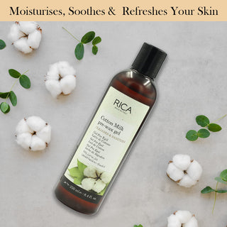 Rica Cotton Milk Pre Wax Gel Cleansing Waxing Hair Cleaning
