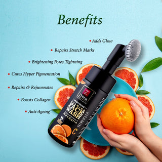 Zobha Mandarin Face Wash with Vitamin C 150ml