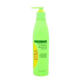 Lotus Professional Hydravitals Milk Enzymes & Turmeric Moisturising Cleanser,250ml
