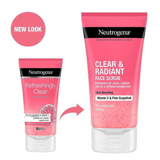 Neutrogena Clear & Radiant Face Scrub Glow Boosting