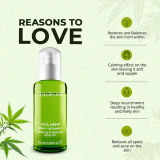 Colorbar Vita Hemp Restoring & Balancing Body Oil 100ml