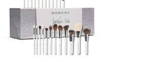 Morphe Jaclyn Hill 24 custom eye & face brushes + case