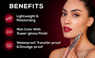 Renee Gloss Stay Transfer Proof Glossy Liquid Lip Color