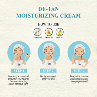 Love Earth DE-TAN Moisturizing Cream