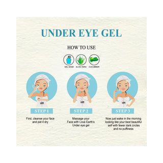 Love Earth Organic Under Eye Gel (50g)
