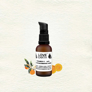 Love Earth Vitamin C & E Hyaluronic Acid Serum