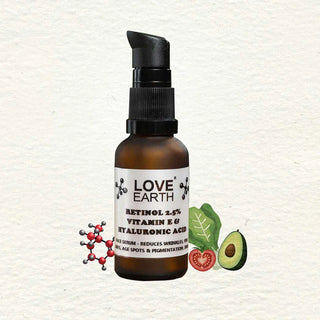 Love Earth RETINOL 2.5% Face Serum 30ml