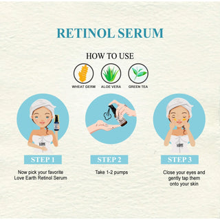 Love Earth RETINOL 2.5% Face Serum 30ml