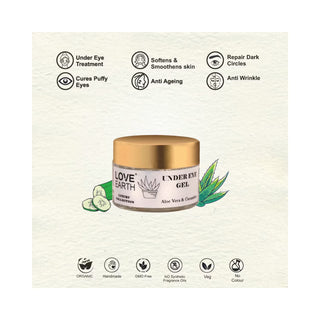 Love Earth Organic Under Eye Gel (50g)