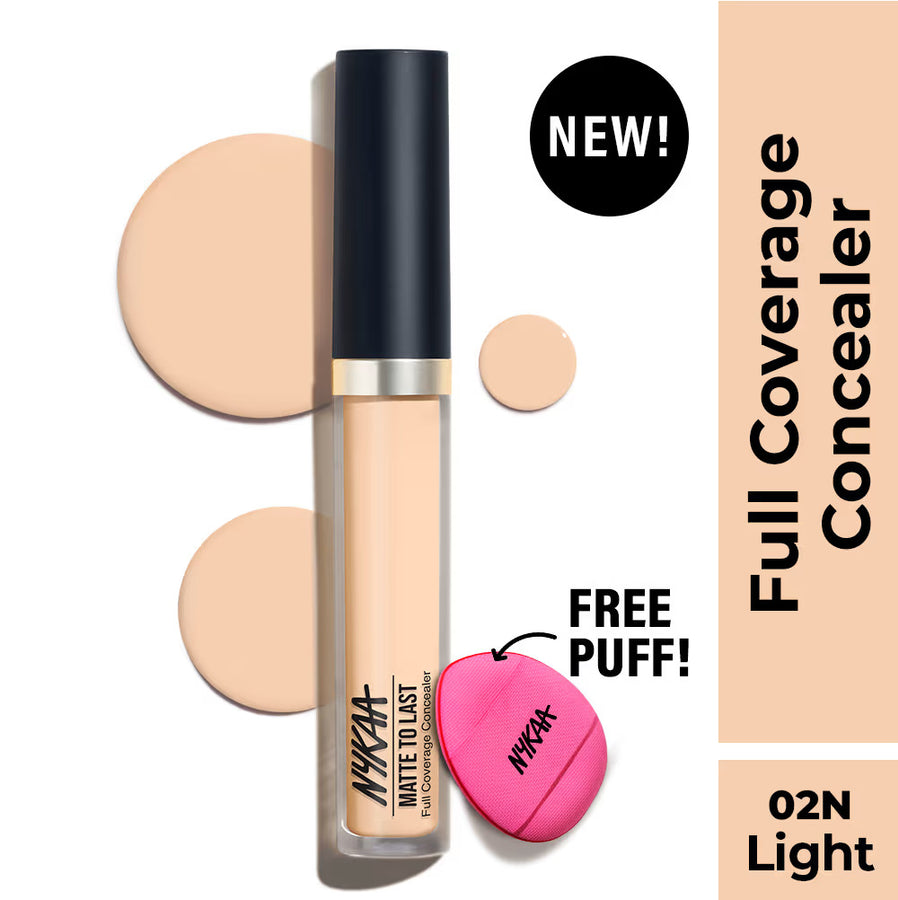 Nykaa Matte To Last Full Coverage Liquid Concealer