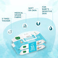 Mother Sparsh 99% Pure Water Unscented Baby Wipes Combo (144 Pcs)