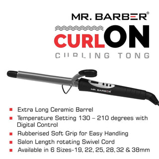 Mr.Barber Curl On Curling Tong -CO-19