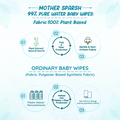 Mother Sparsh 99% Pure Water Unscented Baby Wipes Combo (144 Pcs)