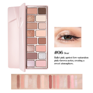 CHEERYEP (QIANYAN) 16-Color Natural Star Eye Shadow Palette - 06#Dear