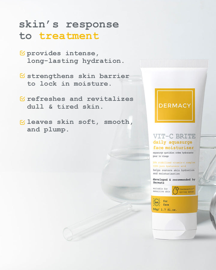 DERMACY VIT-C BRITE daily aquasurge face moisturiser 50gm