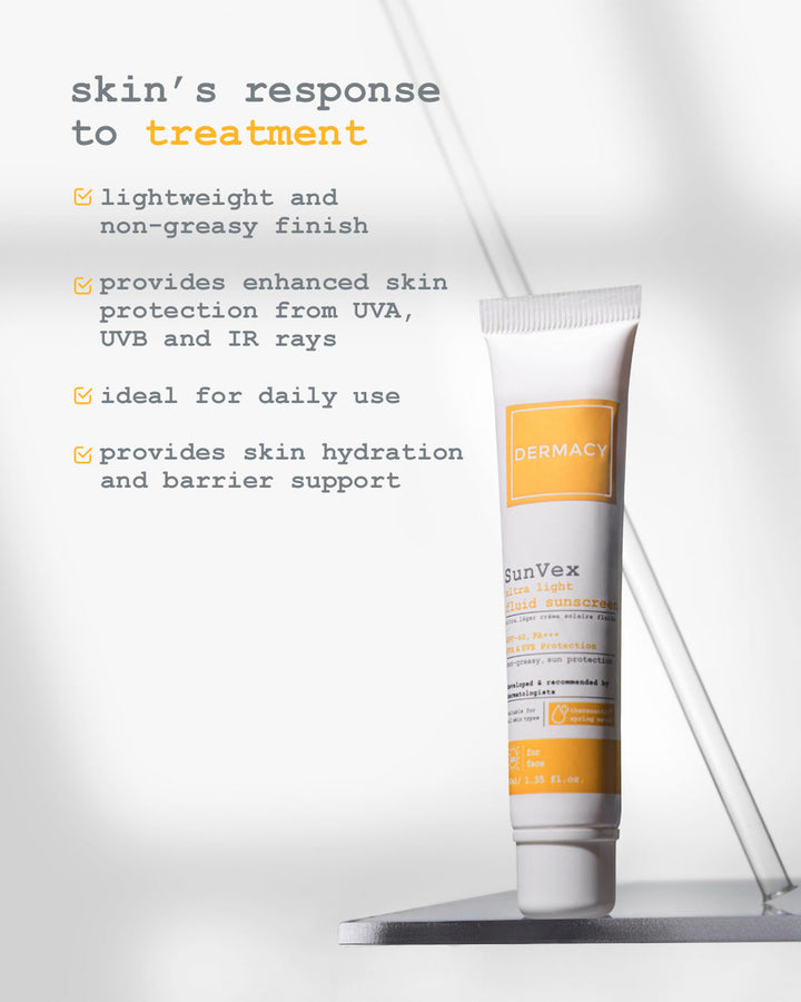DERMACY SunVex Ultra Light Fluid Sunscreen 40ml
