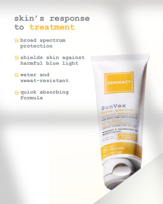 DERMACY SunVex broad spectrum mineral sunscreen spf 70 50gm