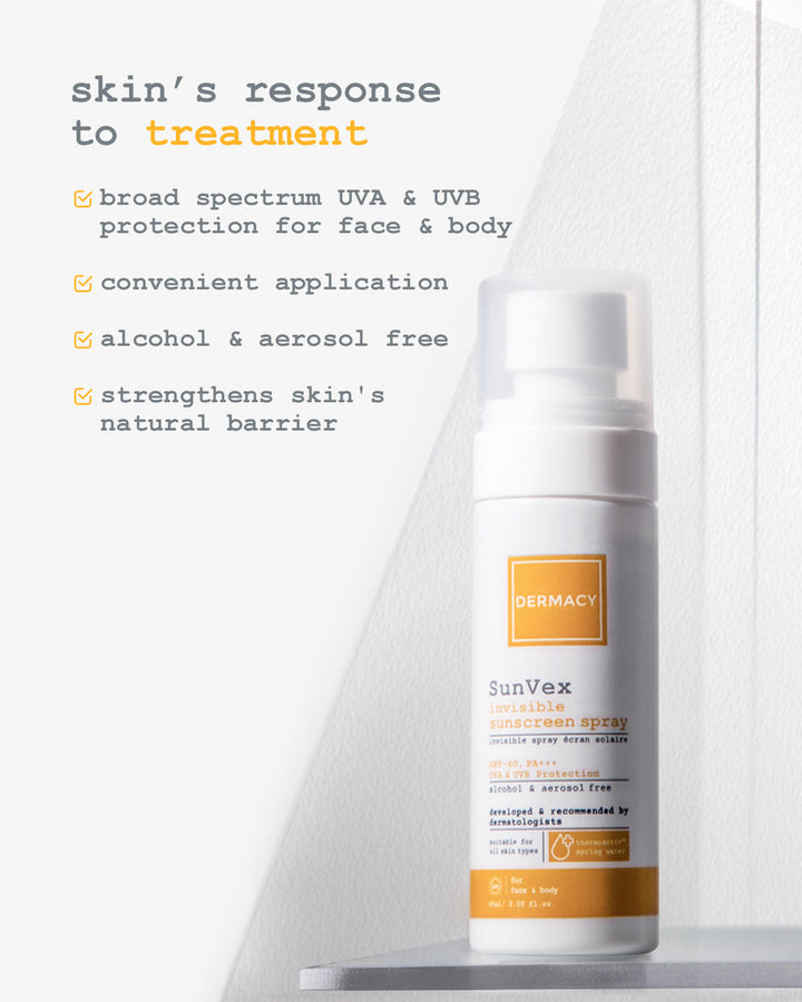 DERMACY SunVex invisible sunscreen spray spf 60