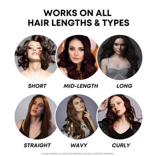 Alan Truman Oh So Gold Ceramic Blow Dryer Brush for big bouncy voluminous blowouts