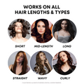 Alan Truman Oh So Gold Ceramic Blow Dryer Brush for big bouncy voluminous blowouts