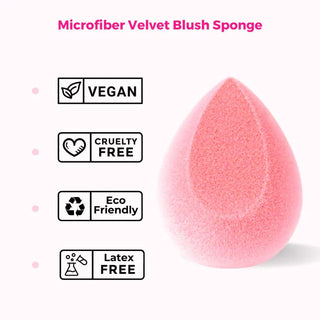 Praush Original Microfiber Velvet Sponge Blush