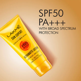 Lakme Sun Expert SPF 50 PA+++ Utra Matte Lotion 50ml