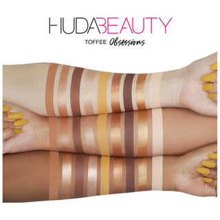 Huda Beauty Brown Obsessions Eyeshadow Palette -Toffee Medium Nude