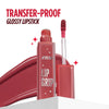 Nykaa Lip Grip No-Transfer Gloss Intense Shine Vinyl Liquid Lipstick - Grip (2ml)